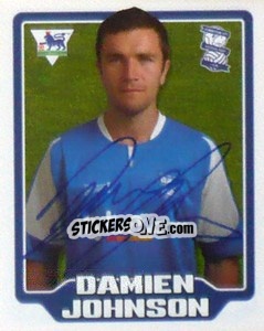 Figurina Damien Johnson - Premier League Inglese 2005-2006 - Merlin