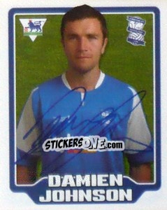 Sticker Damien Johnson - Premier League Inglese 2005-2006 n. 74 - Merlin