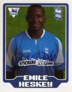 Figurina Emile Heskey - Premier League Inglese 2005-2006 - Merlin