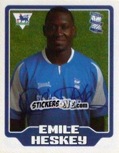 Sticker Emile Heskey - Premier League Inglese 2005-2006 n. 78 - Merlin