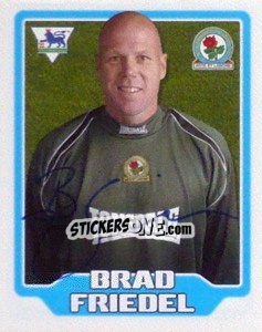 Cromo Brad Friedel - Premier League Inglese 2005-2006 n. 87 - Merlin