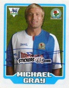 Figurina Michael Gray - Premier League Inglese 2005-2006 n. 88 - Merlin