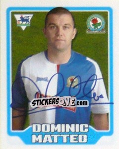 Figurina Dominic Matteo - Premier League Inglese 2005-2006 - Merlin