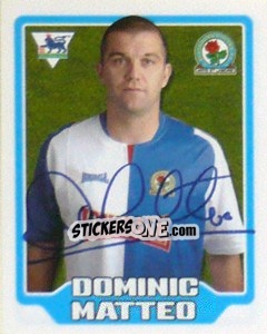 Sticker Dominic Matteo - Premier League Inglese 2005-2006 n. 91 - Merlin