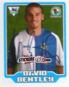 Figurina David Bentley - Premier League Inglese 2005-2006 n. 96 - Merlin