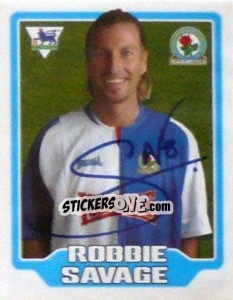 Figurina Robbie Savage - Premier League Inglese 2005-2006 - Merlin