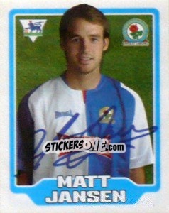 Figurina Matt Jansen - Premier League Inglese 2005-2006 - Merlin