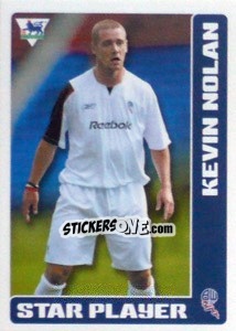 Figurina Kevin Nolan (Star Player) - Premier League Inglese 2005-2006 - Merlin