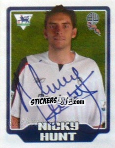 Sticker Nicky Hunt - Premier League Inglese 2005-2006 n. 115 - Merlin