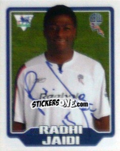 Sticker Radhi Jaidi - Premier League Inglese 2005-2006 - Merlin