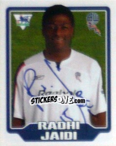 Figurina Radhi Jaidi - Premier League Inglese 2005-2006 - Merlin