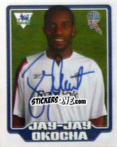 Cromo Jay-Jay Okocha - Premier League Inglese 2005-2006 - Merlin