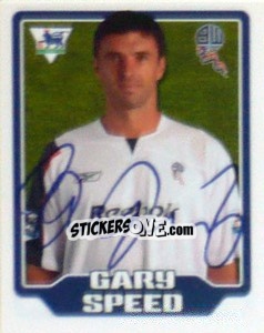 Cromo Gary Speed - Premier League Inglese 2005-2006 - Merlin