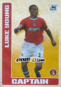 Sticker Luke Young (Captain) - Premier League Inglese 2005-2006 - Merlin