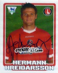 Figurina Hermann Hreidarsson - Premier League Inglese 2005-2006 - Merlin