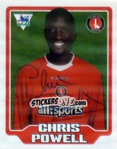 Sticker Chris Powell - Premier League Inglese 2005-2006 - Merlin