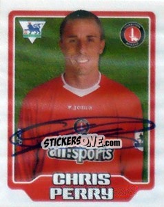Figurina Chris Perry - Premier League Inglese 2005-2006 - Merlin