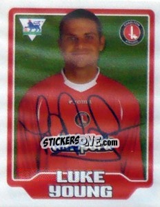 Figurina Luke Young - Premier League Inglese 2005-2006 - Merlin