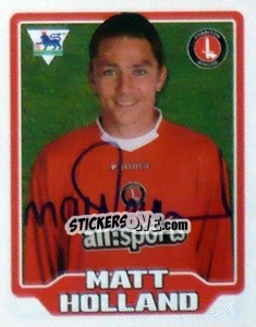 Sticker Matt Holland - Premier League Inglese 2005-2006 n. 149 - Merlin