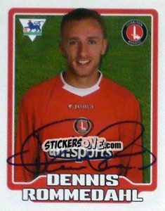 Sticker Dennis Rommedahl - Premier League Inglese 2005-2006 - Merlin