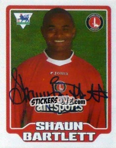 Sticker Shaun Bartlett - Premier League Inglese 2005-2006 - Merlin
