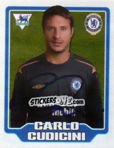 Sticker Carlo Cudicini - Premier League Inglese 2005-2006 n. 165 - Merlin