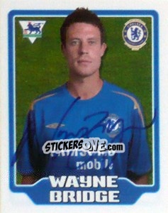 Sticker Wayne Bridge - Premier League Inglese 2005-2006 n. 166 - Merlin