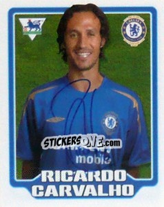Sticker Ricardo Carvalho - Premier League Inglese 2005-2006 n. 167 - Merlin