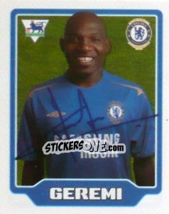 Sticker Geremi - Premier League Inglese 2005-2006 - Merlin