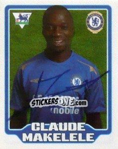 Sticker Claude Makelele - Premier League Inglese 2005-2006 n. 178 - Merlin