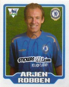 Cromo Arjen Robben - Premier League Inglese 2005-2006 - Merlin