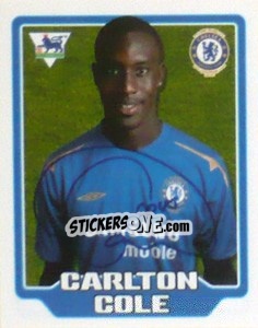 Cromo Carlton Cole - Premier League Inglese 2005-2006 - Merlin