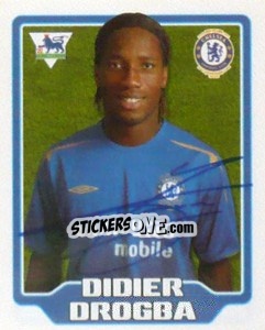 Cromo Didier Drogba - Premier League Inglese 2005-2006 - Merlin