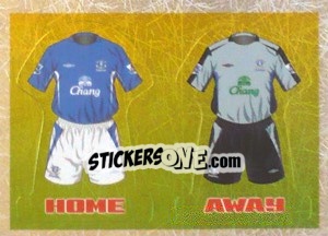 Sticker The Kits (a/b) - Premier League Inglese 2005-2006 n. 186 - Merlin
