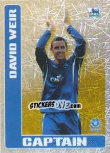 Cromo David Weir (Captain) - Premier League Inglese 2005-2006 - Merlin