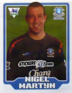 Sticker Nigel Martyn - Premier League Inglese 2005-2006 n. 190 - Merlin