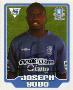 Sticker Joseph Yobo - Premier League Inglese 2005-2006 - Merlin