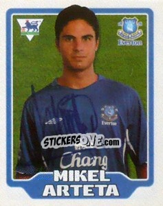 Cromo Mikel Arteta - Premier League Inglese 2005-2006 - Merlin