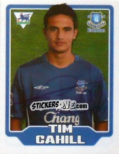 Figurina Tim Cahill - Premier League Inglese 2005-2006 - Merlin