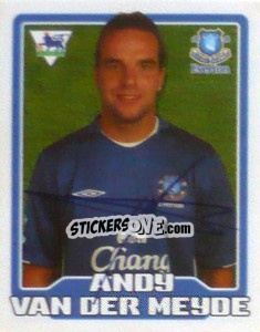 Sticker Andy Van Der Meyde - Premier League Inglese 2005-2006 - Merlin