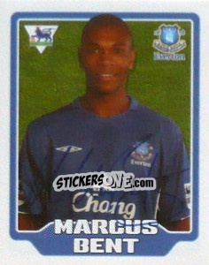 Figurina Marcus Bent - Premier League Inglese 2005-2006 - Merlin