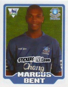 Sticker Marcus Bent - Premier League Inglese 2005-2006 n. 208 - Merlin