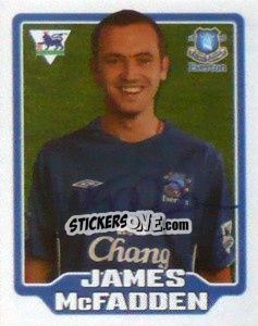 Cromo James McFadden - Premier League Inglese 2005-2006 - Merlin