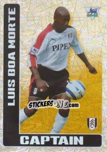 Sticker Luis Boa Morte (Captain) - Premier League Inglese 2005-2006 n. 213 - Merlin
