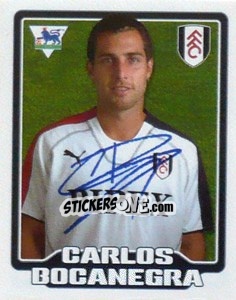 Cromo Carlos Bocanegra - Premier League Inglese 2005-2006 - Merlin