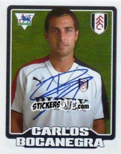 Sticker Carlos Bocanegra - Premier League Inglese 2005-2006 n. 218 - Merlin