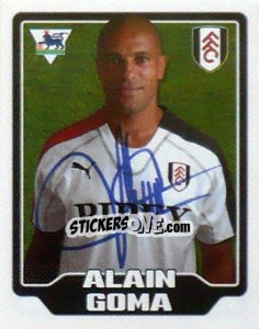 Figurina Alain Goma - Premier League Inglese 2005-2006 - Merlin