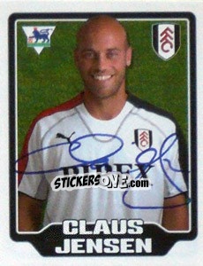 Cromo Claus Jensen - Premier League Inglese 2005-2006 - Merlin