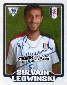 Sticker Sylvain Legwinski - Premier League Inglese 2005-2006 - Merlin