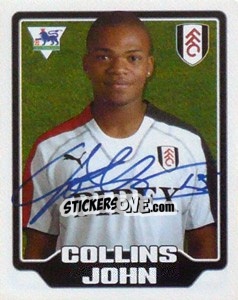 Figurina Collins John - Premier League Inglese 2005-2006 - Merlin